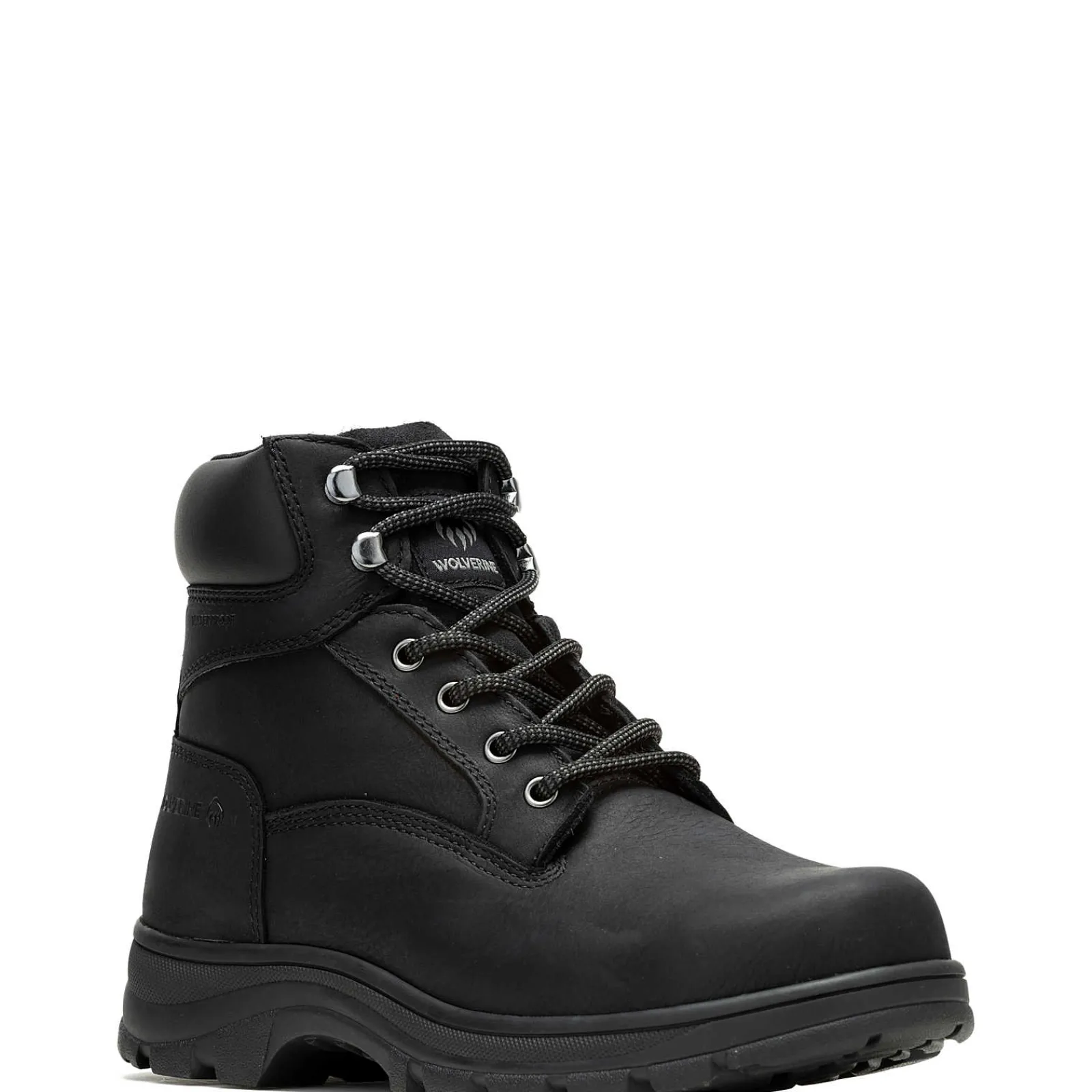 Wolverine Carlsbad Waterproof 6" Work Boot Black Fashion