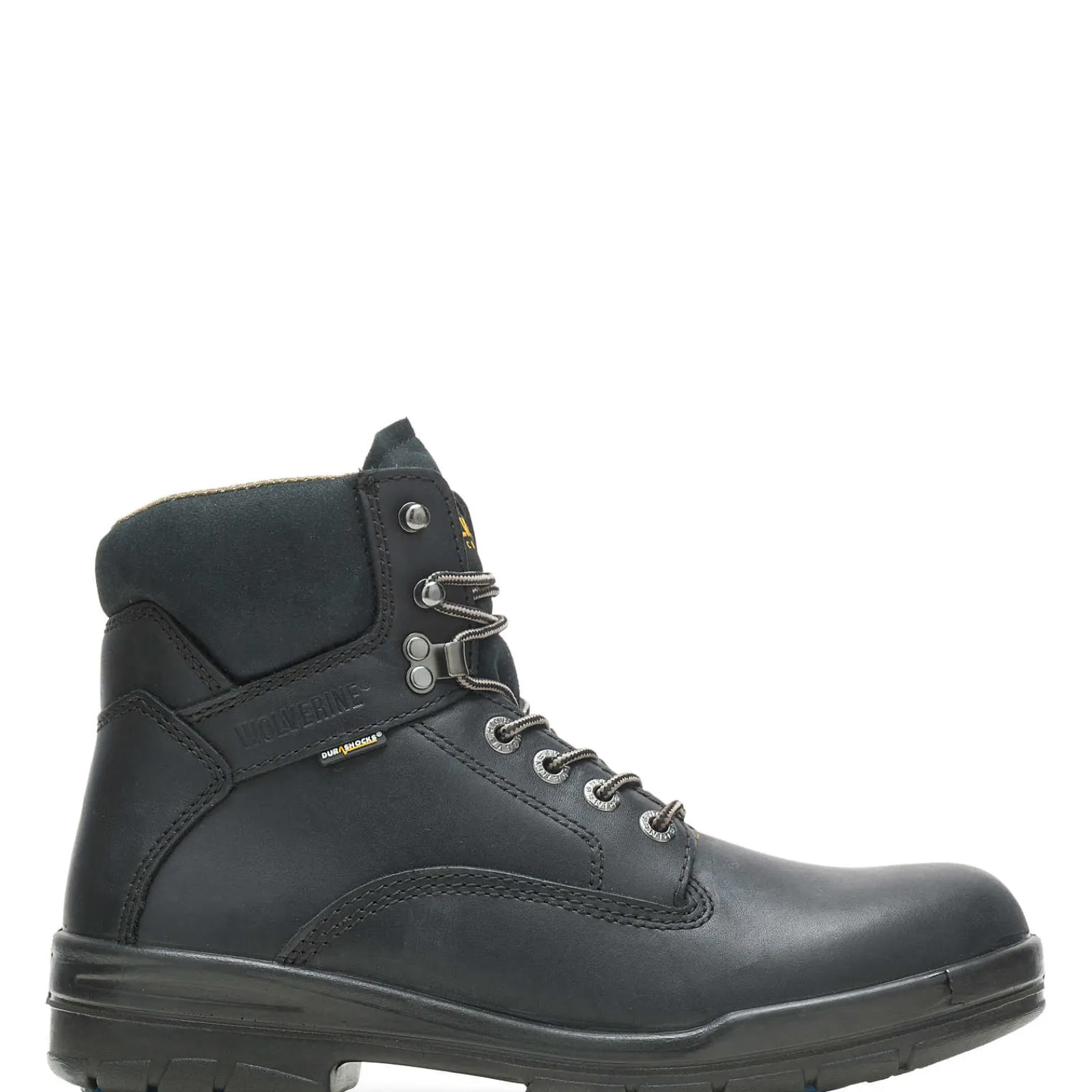 Wolverine DuraShocks® SR Direct-Attach Lined 6" Work Boot Black Fashion