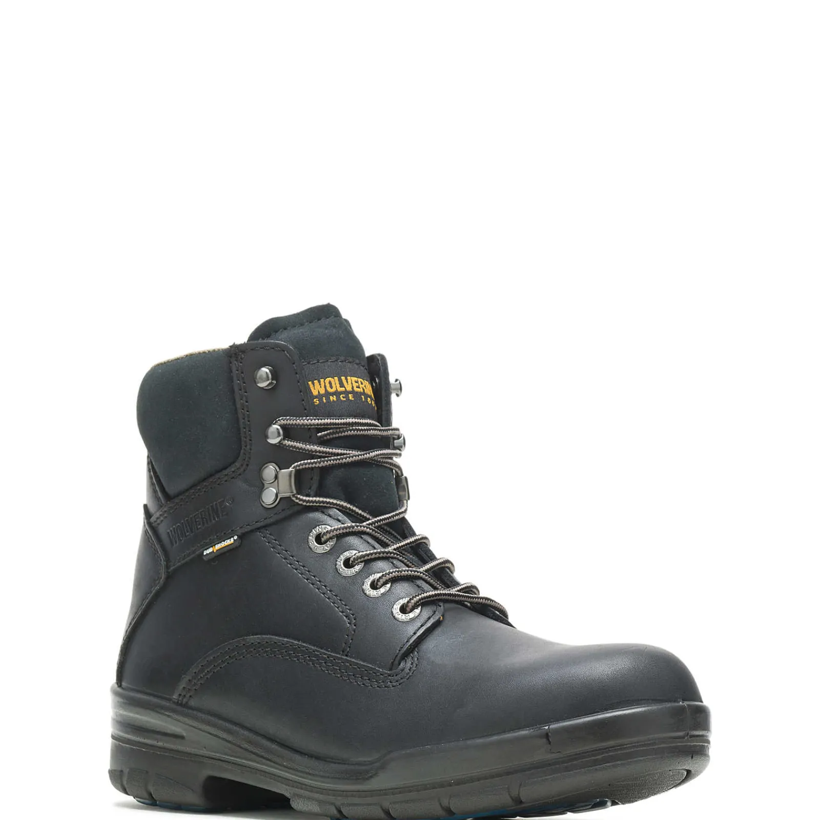 Wolverine DuraShocks® SR Direct-Attach Lined 6" Work Boot Black Fashion