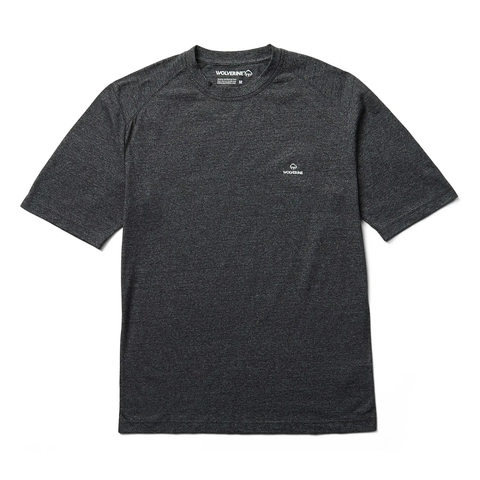 Wolverine Edge Short Sleeve Wicking Tee Black Heather Online