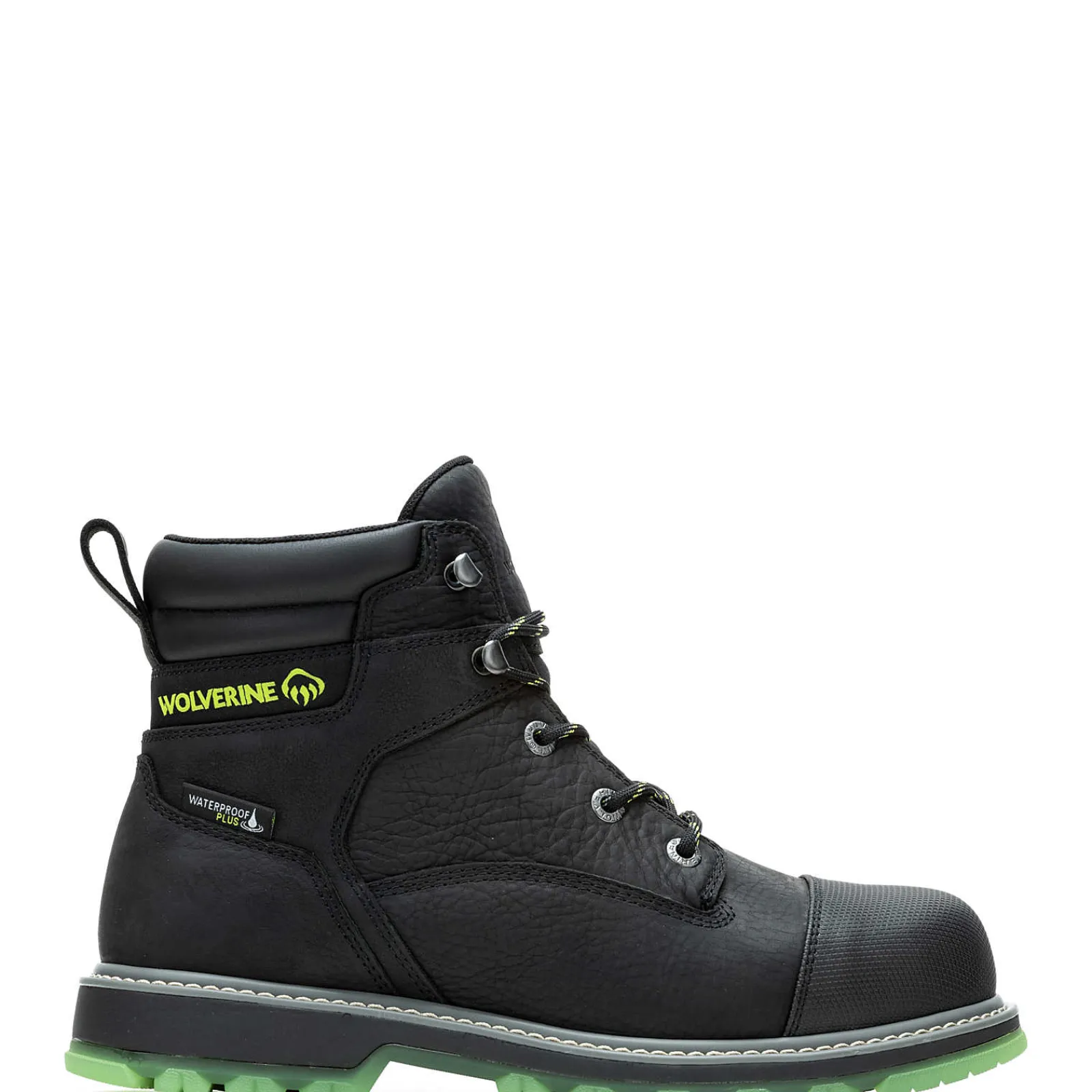 Wolverine Floorhand LX Cap-Toe Steel-Toe 6" Work Boot Black Sale