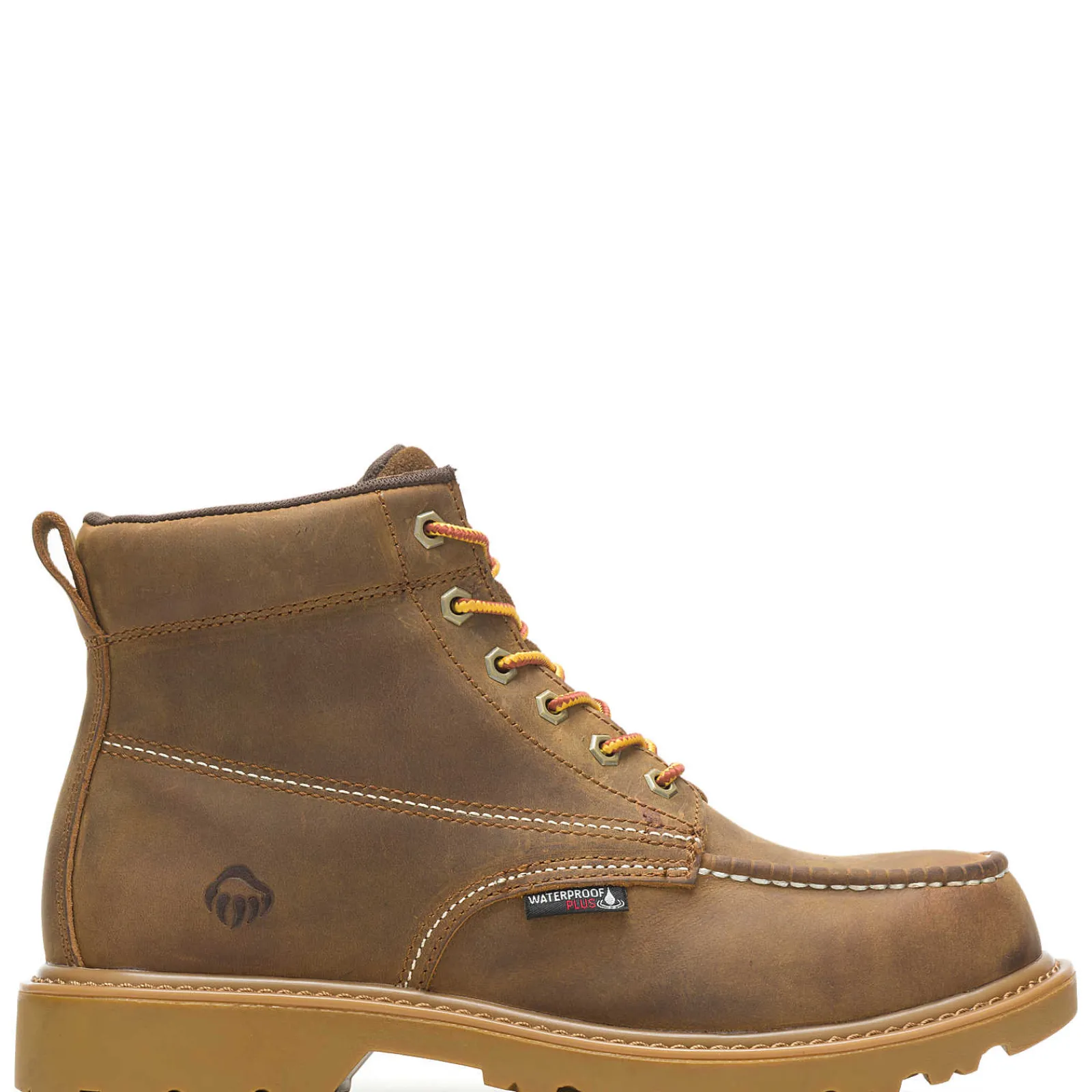 Wolverine Floorhand Moc-Toe 6" Steel-Toe Work Boot Tan Flash Sale