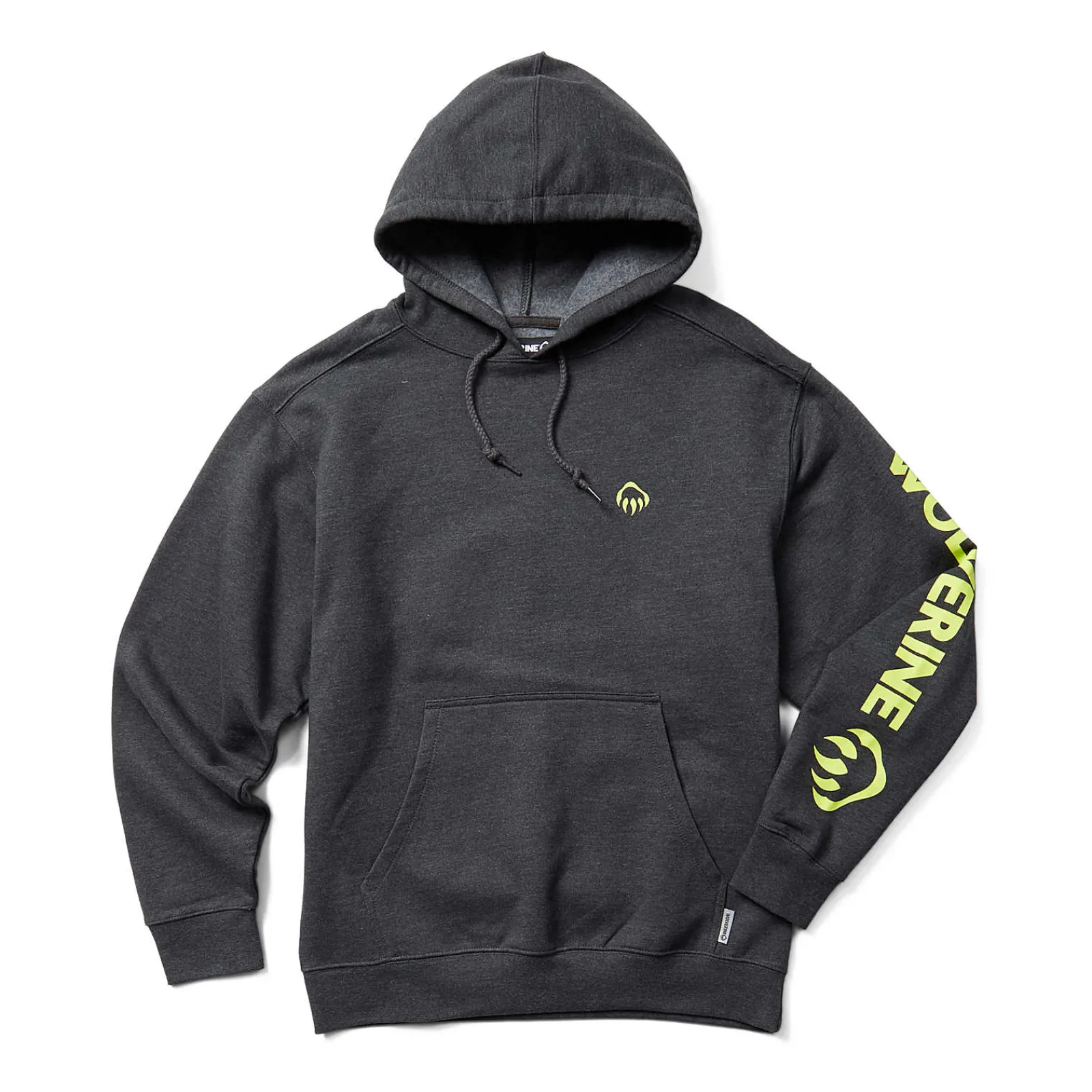 Wolverine Graphic Hoody- Sleeve Logo Onyx Heather Shop