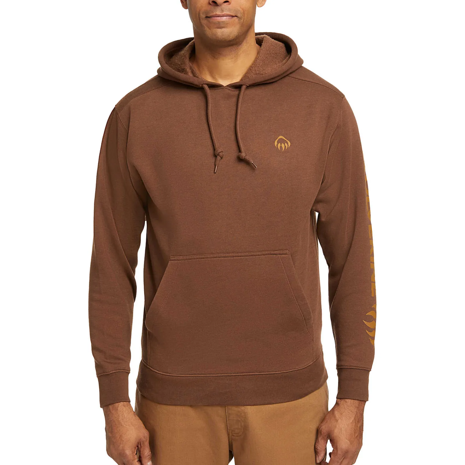 Wolverine Graphic Hoody- Sleeve Logo Teak Best