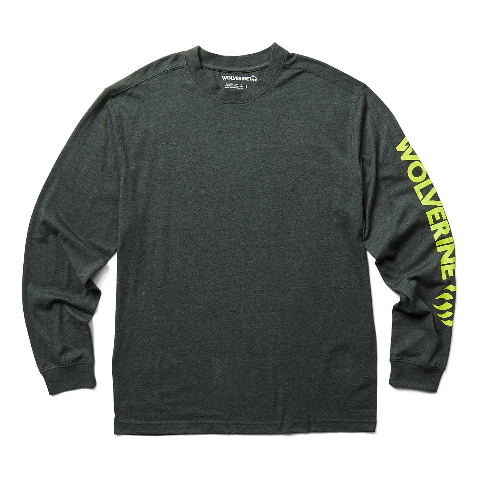 Wolverine Graphic Long Sleeve - Sleeve Logo Dark Grey Heather Best Sale