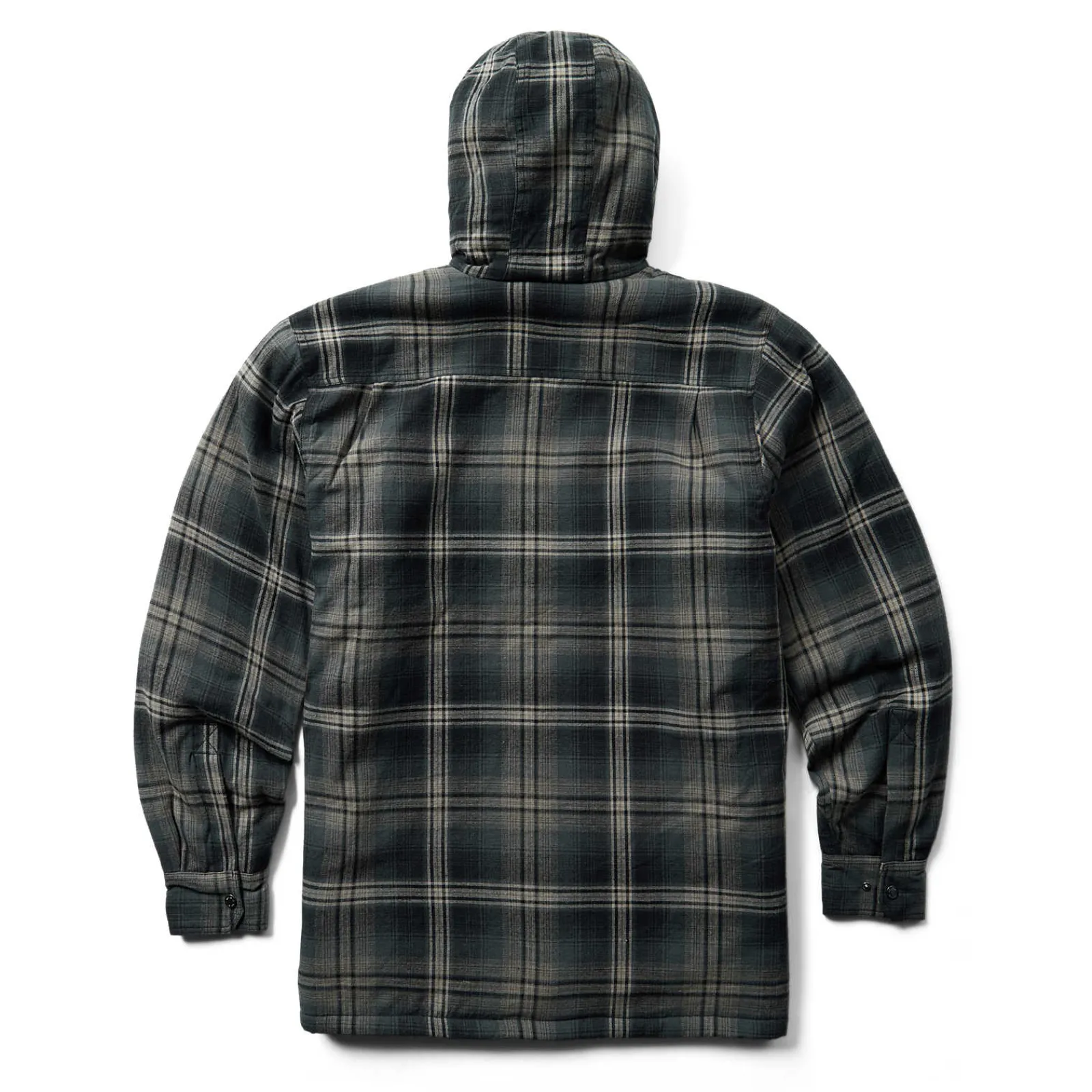 Wolverine Hastings Sherpa Lined Hooded Shirt-Jac Black Plaid Clearance