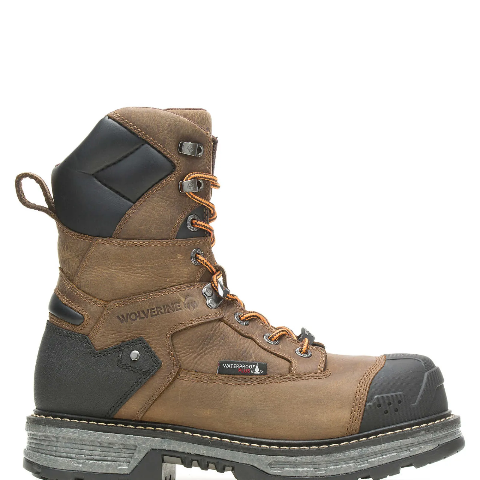 Wolverine Hellcat UltraSpring™ Heavy Duty 8" CarbonMAX® Work Boot Brown New