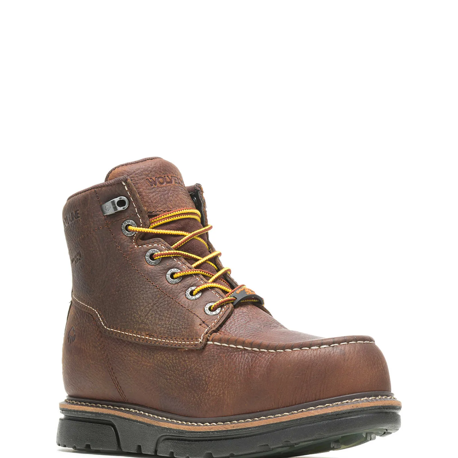 Wolverine I-90 DuraShocks® Moc-Toe CarbonMAX® 6" Work Boot Brown Best