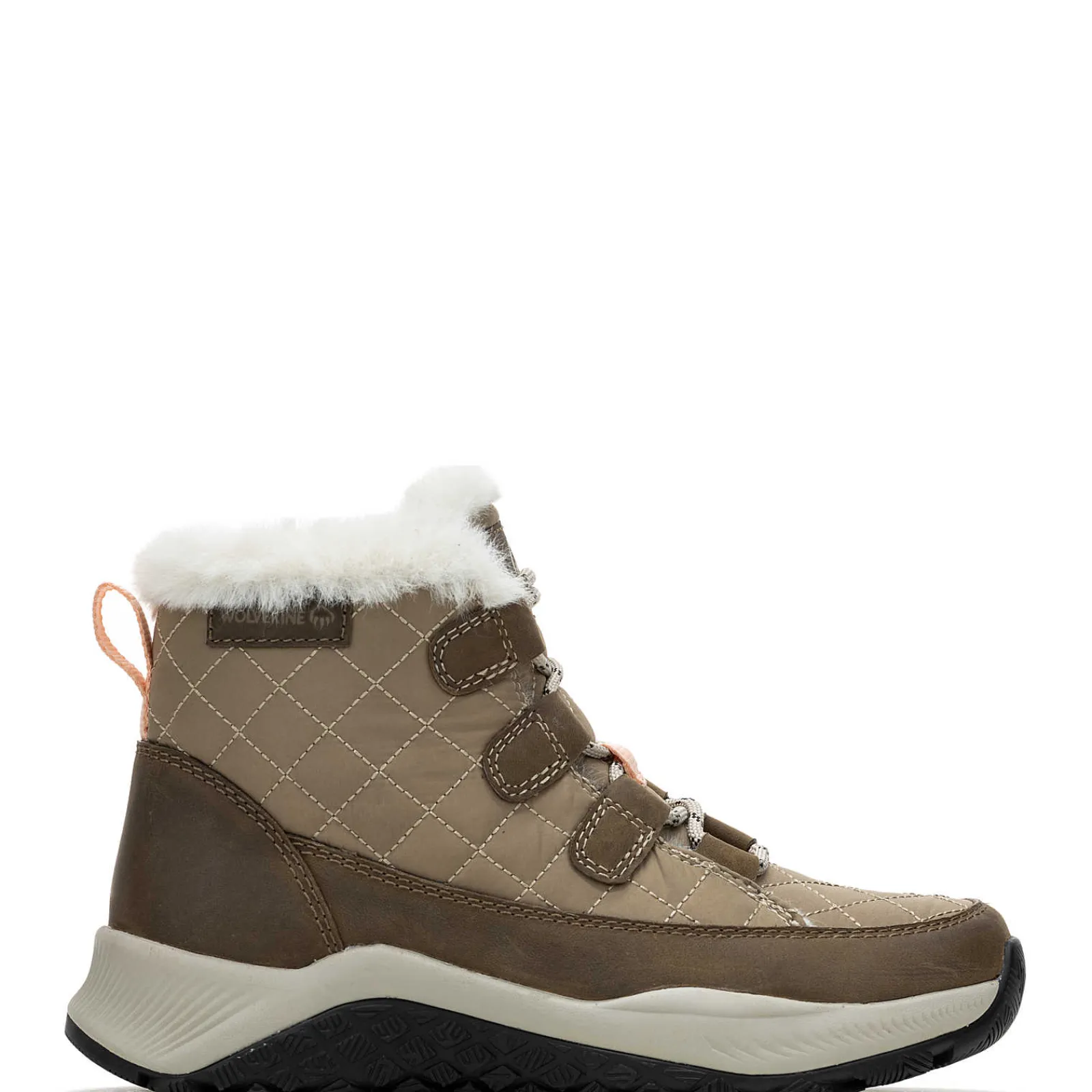 Wolverine Luton Quilted Waterproof Insulated Mid Hiker Gravel Cheap