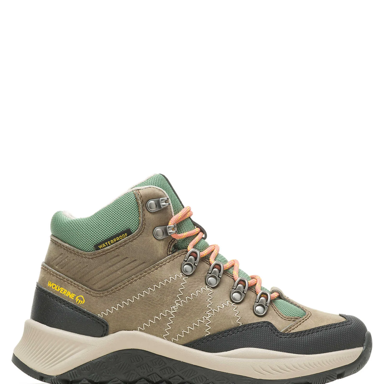 Wolverine Luton Waterproof Hiker Aluminum/Sage Sale