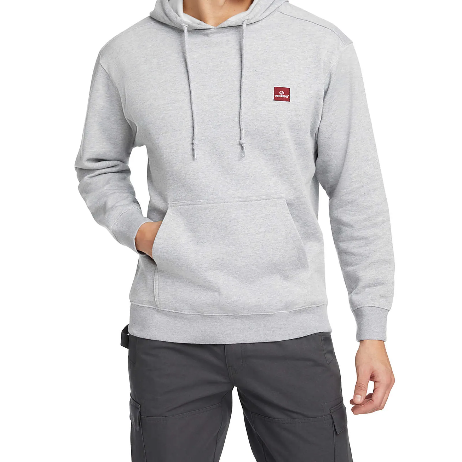 Wolverine Midweight Pullover Hoody Light Gray Heather Store