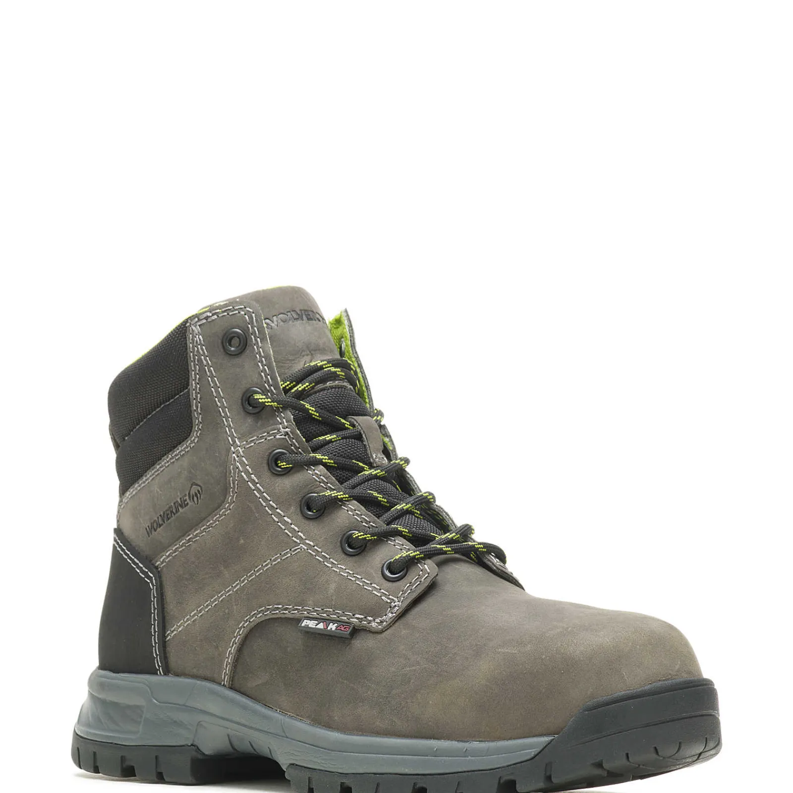 Wolverine Piper 6" Composite-Toe Work Boot Charcoal Grey Cheap