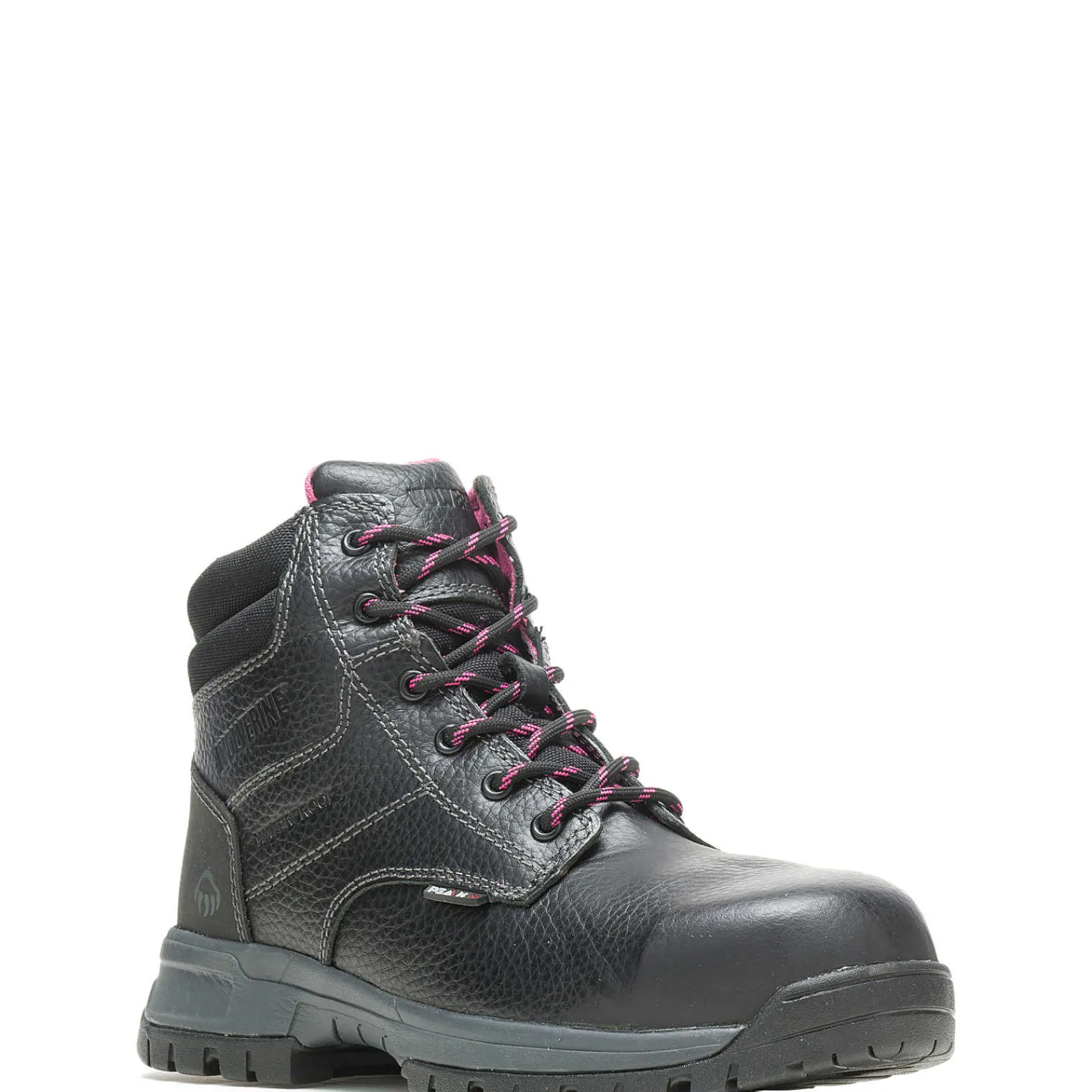 Wolverine Piper Waterproof Composite-Toe 6" Work Boot Black Flash Sale