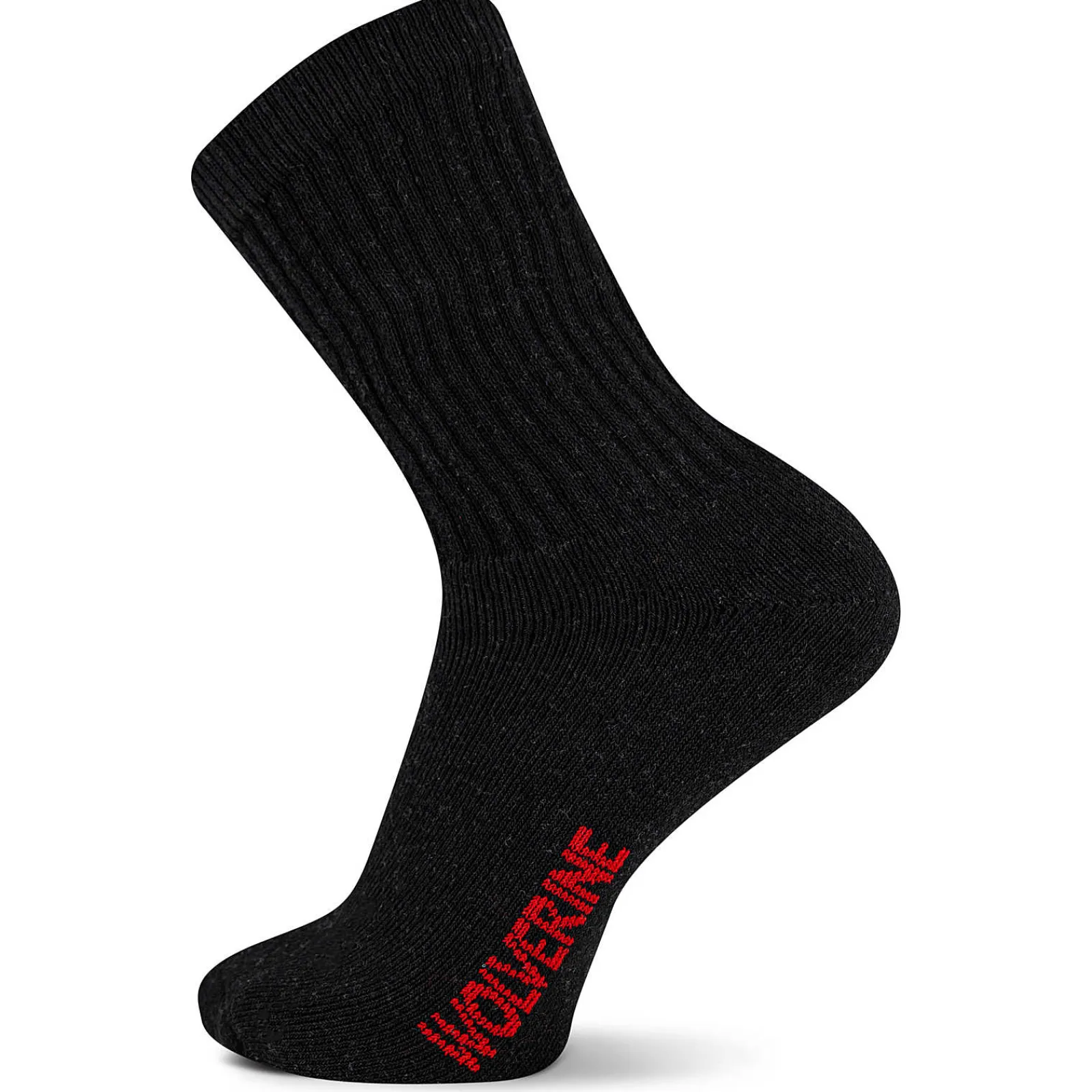 Wolverine 4-PK Cotton Crew Sock Black Store