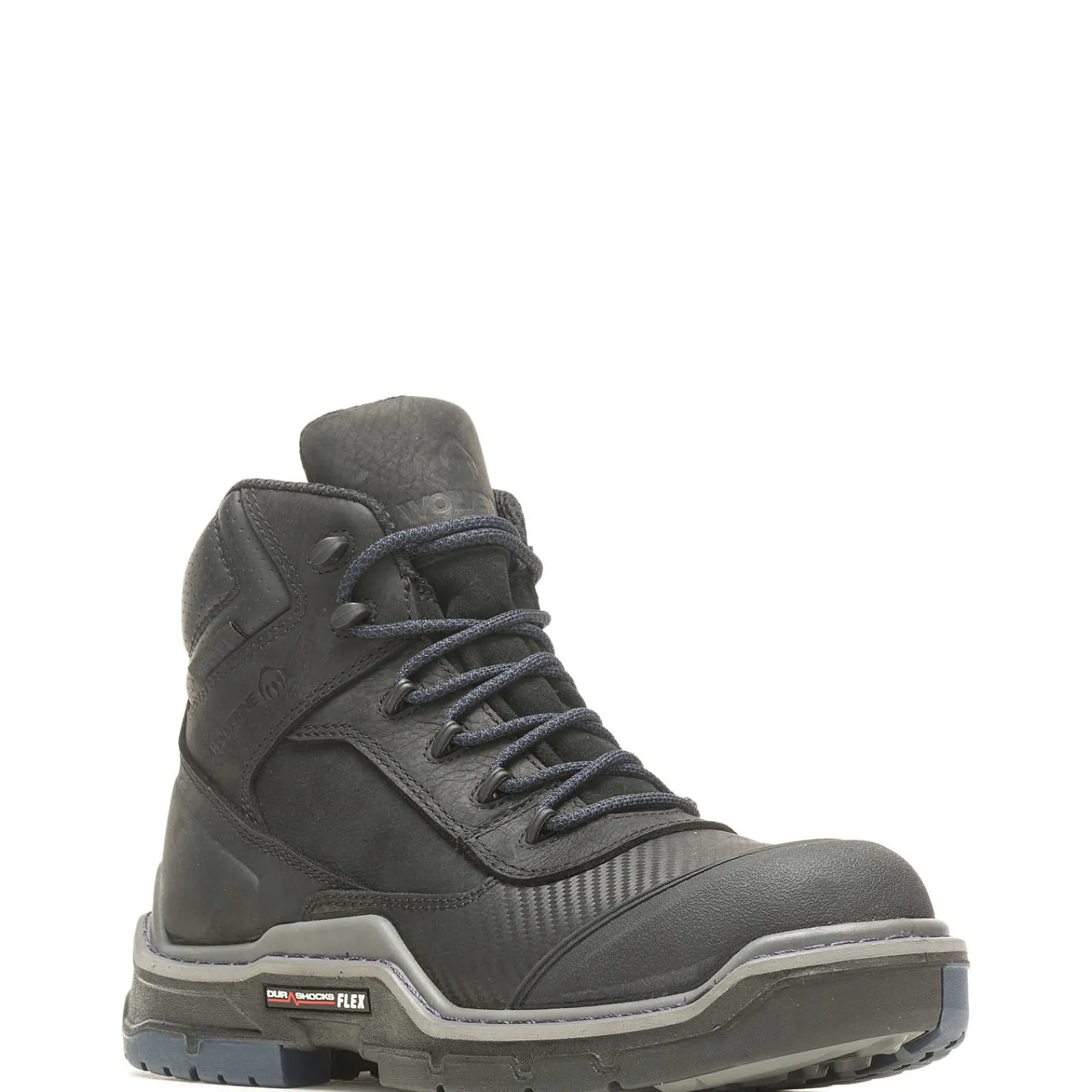 Wolverine Raider DuraShocks® Shield 6" CarbonMAX® Work Boot Black New