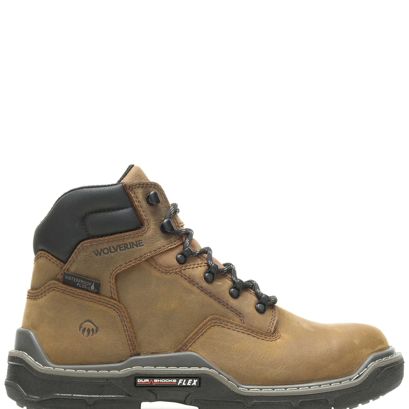 Wolverine Raider DuraShocks® Waterproof 6" CarbonMAX® Work Boot Brown Outlet