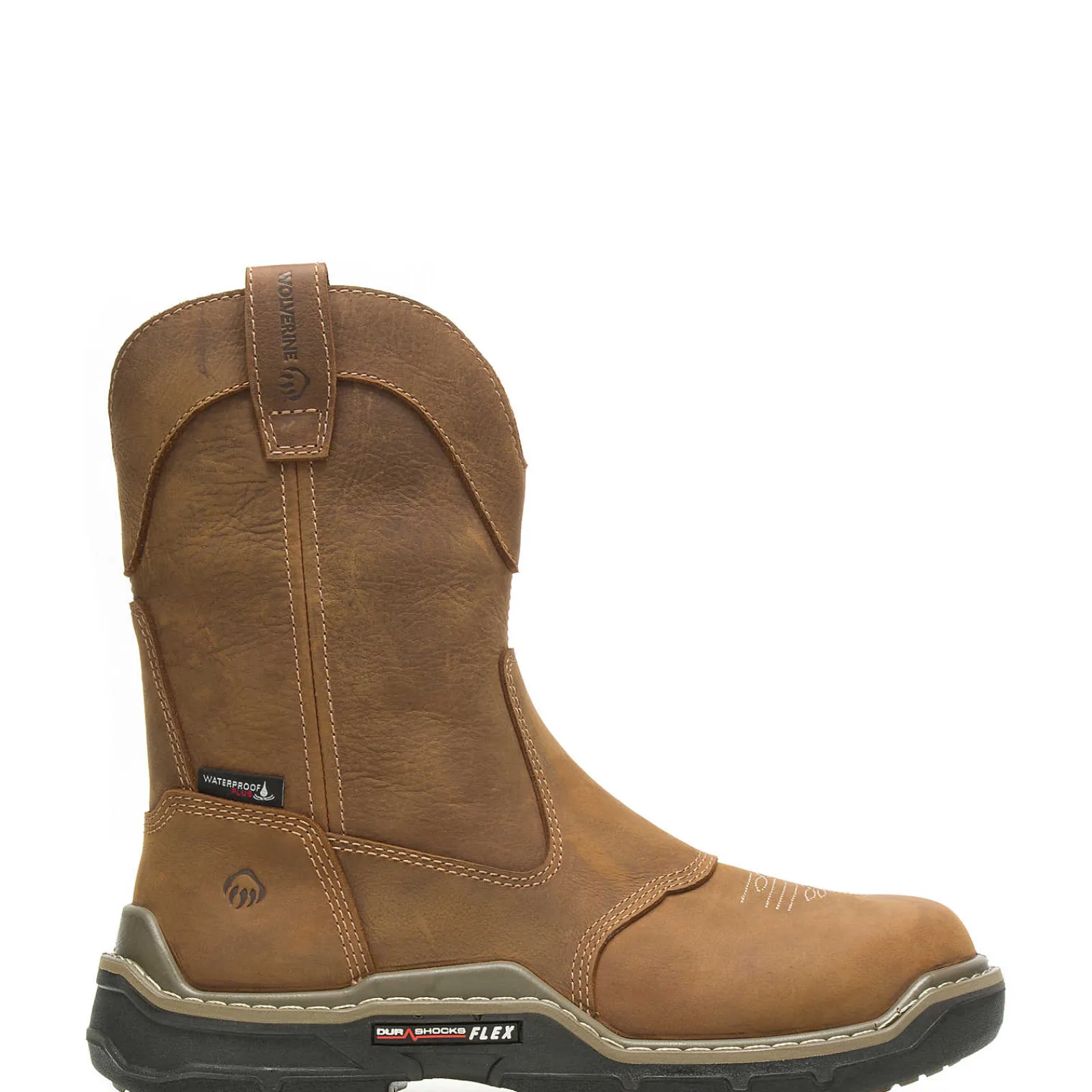 Wolverine Raider DuraShocks® Western Work Wellington Real Brown Cheap