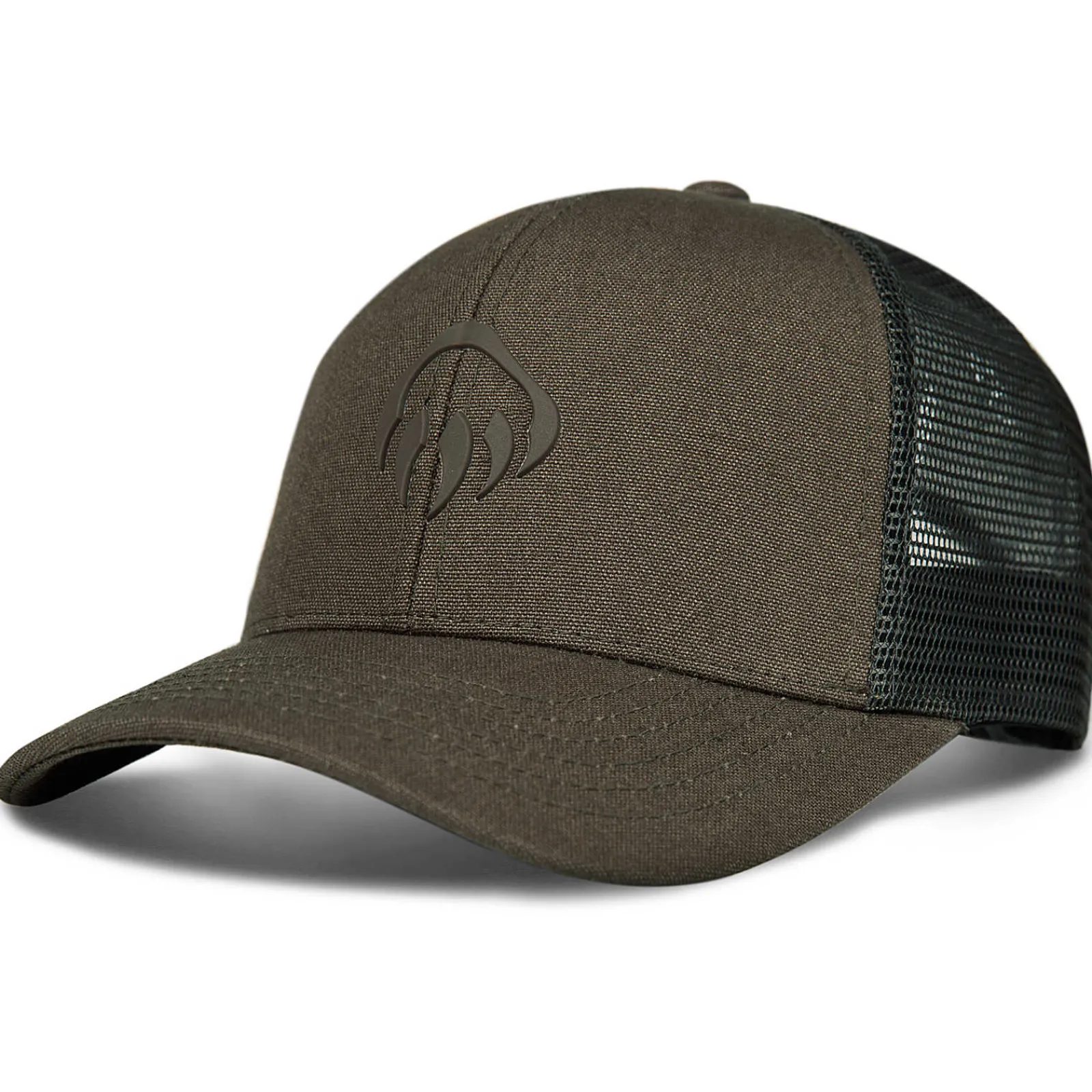 Wolverine Raised Claw Logo Trucker Cap Black Olive Cheap