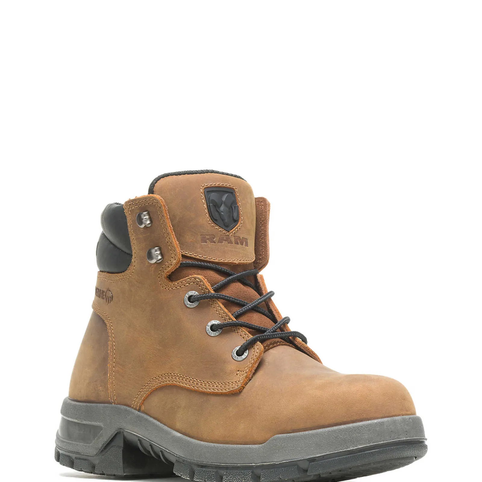 Wolverine Ram Trucks Collection - Tradesman Safety Toe Work Boot Brown Shop