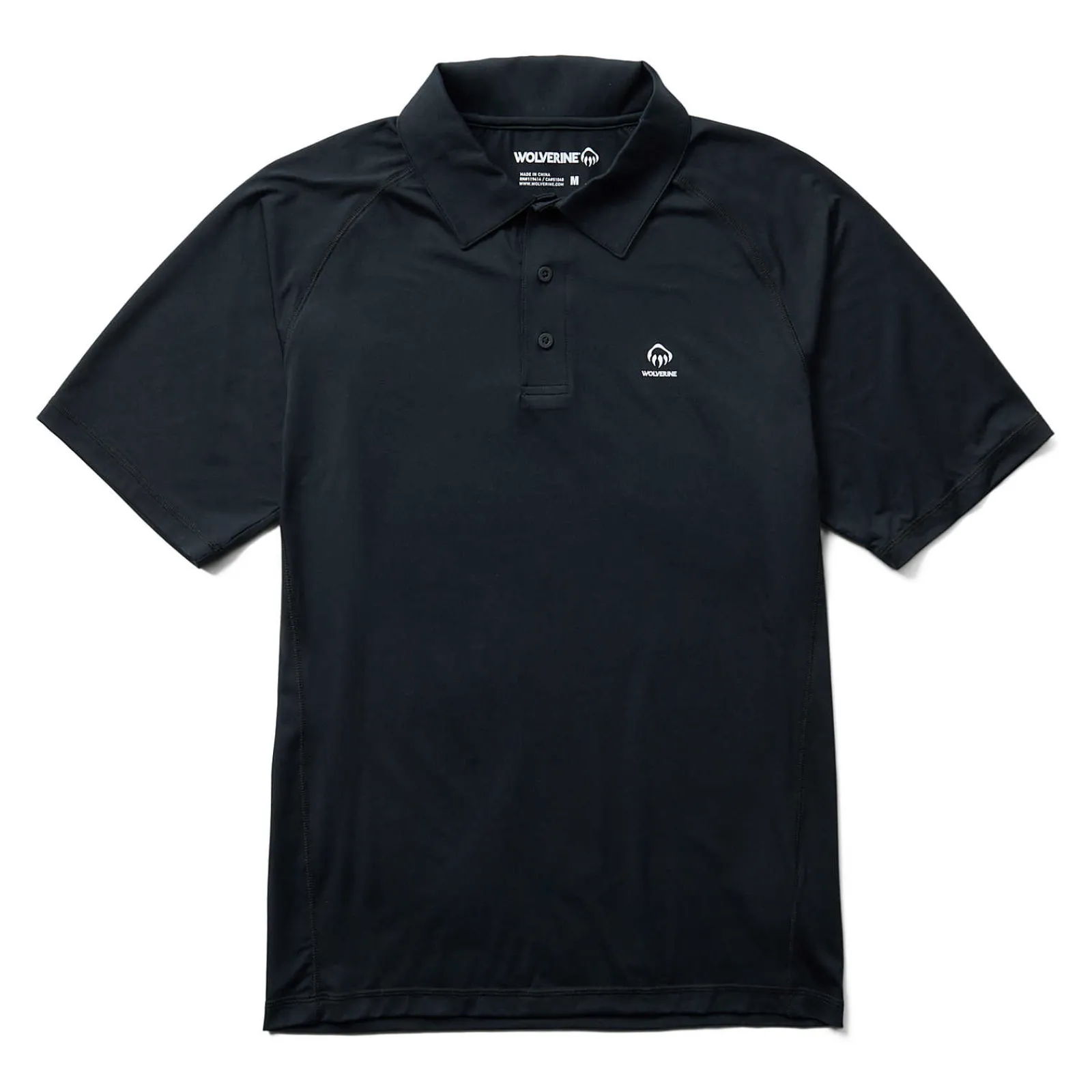 Wolverine Sun-Stop Eco Short Sleeve Polo Black Store