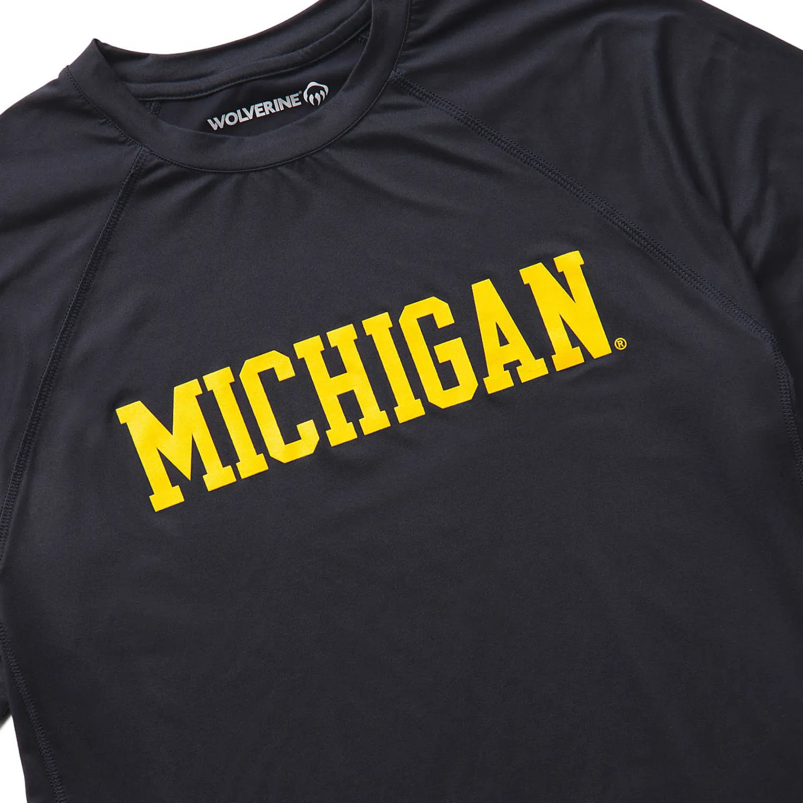 Wolverine X Valiant University Of Michigan Sun-Stop Eco Short Sleeve Tee Dark Navy Shop